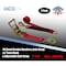 Tie 4 Safe Axle Ratchet Tie Down Strap w/ Snap Hook Race Car Hauler Trailer Flatbed Red, 2PK RT42-10-R-C-2 - alternate 1